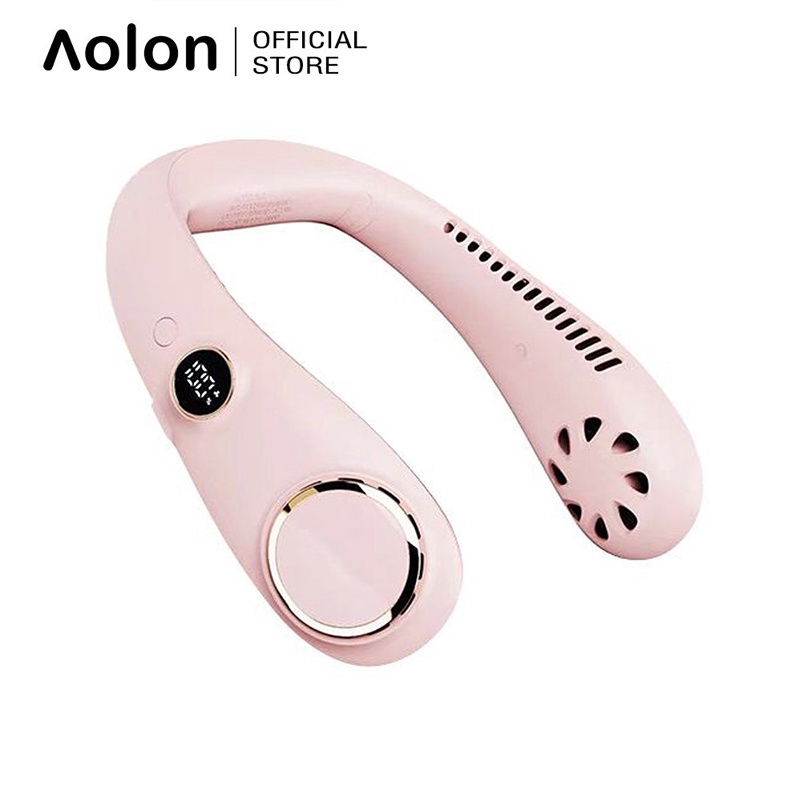 Quạt đeo cổ AOLON N20 kỹ thuật số 6000mah USB sạc lại được nhỏ gọn