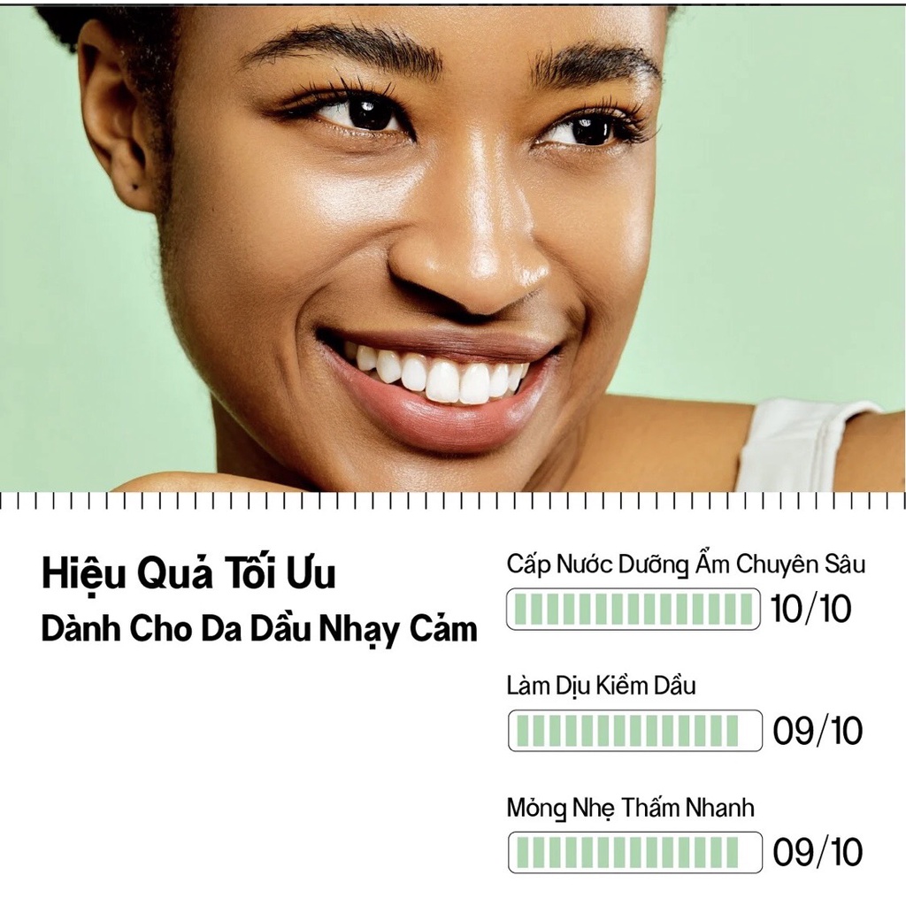 Kem Dưỡng Ẩm Thuần Chay Cho Da Dầu Nhạy Cảm Vegick Superfood + B5 Moisture Cream 50ml