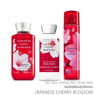 Bộ sữa tắm , dưỡng thể , xịt dưỡng toàn thân Bath & Body Works