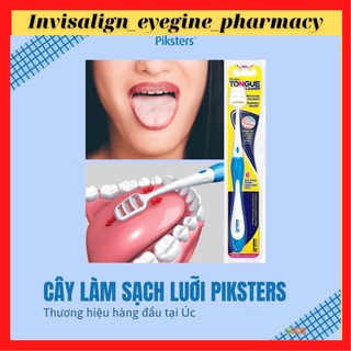 Cạo lưỡi chuẩn Nha Khoa- Cây làm sạch lưỡi PIKSTER SDDS Chính Hãng Đức