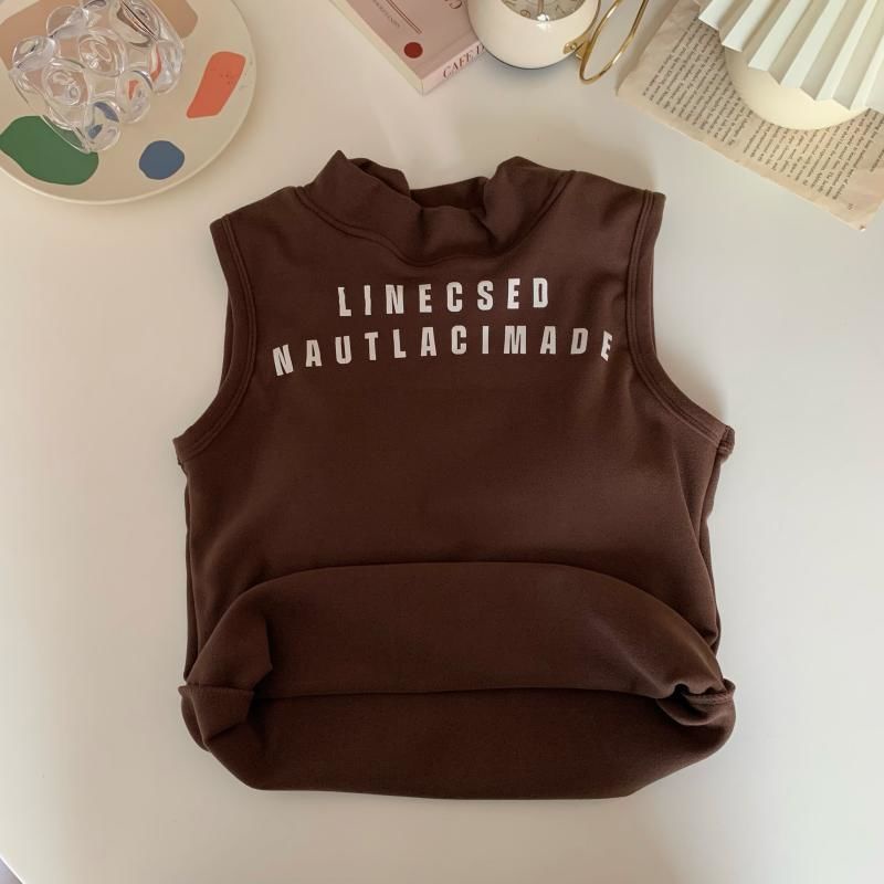 Áo Sát Nách Cổ Lọ In Họa Tiết Thời Trang Thu Đông