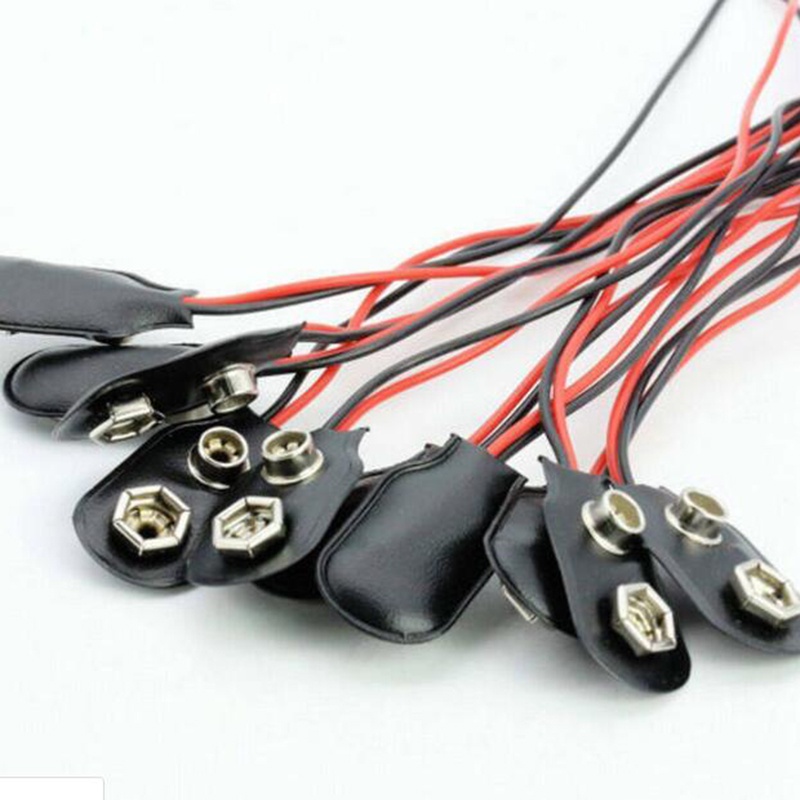 Bộ Kẹp Pin 10 9V (9 Volt) Trong