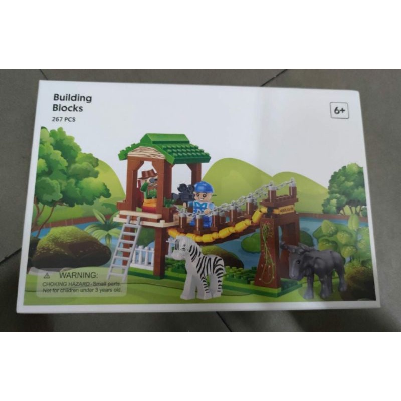 Bộ Đồ Chơi Lắp Ráp Lego Chủ Đề Rừng Động Vật 267 Mảnh