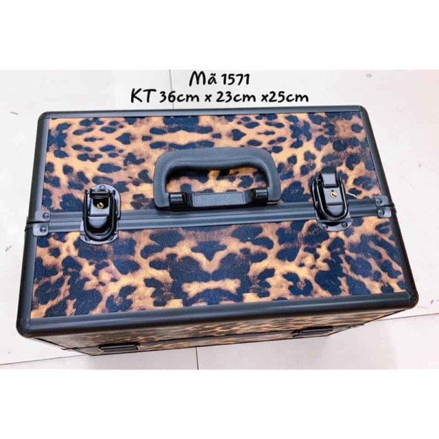 Cốp (thùng) Beo mã 1571 đựng dụng cụ trang điểm, mi nối, phun xăm và nail