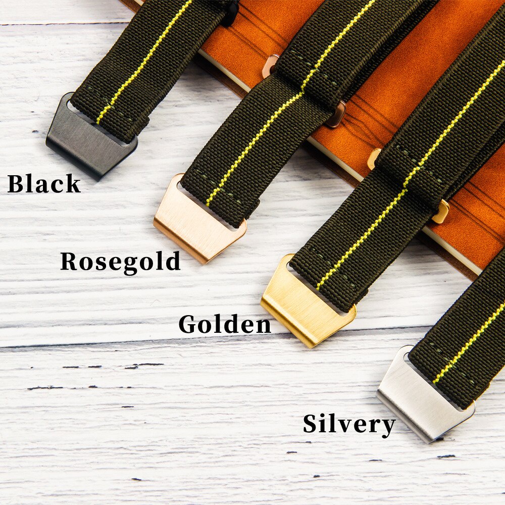 Dây Đeo Đồng Hồ Bằng Nylon Co Giãn Cho Seiko Water Ghost Tudor Rolex 18mm 20mm 22mm