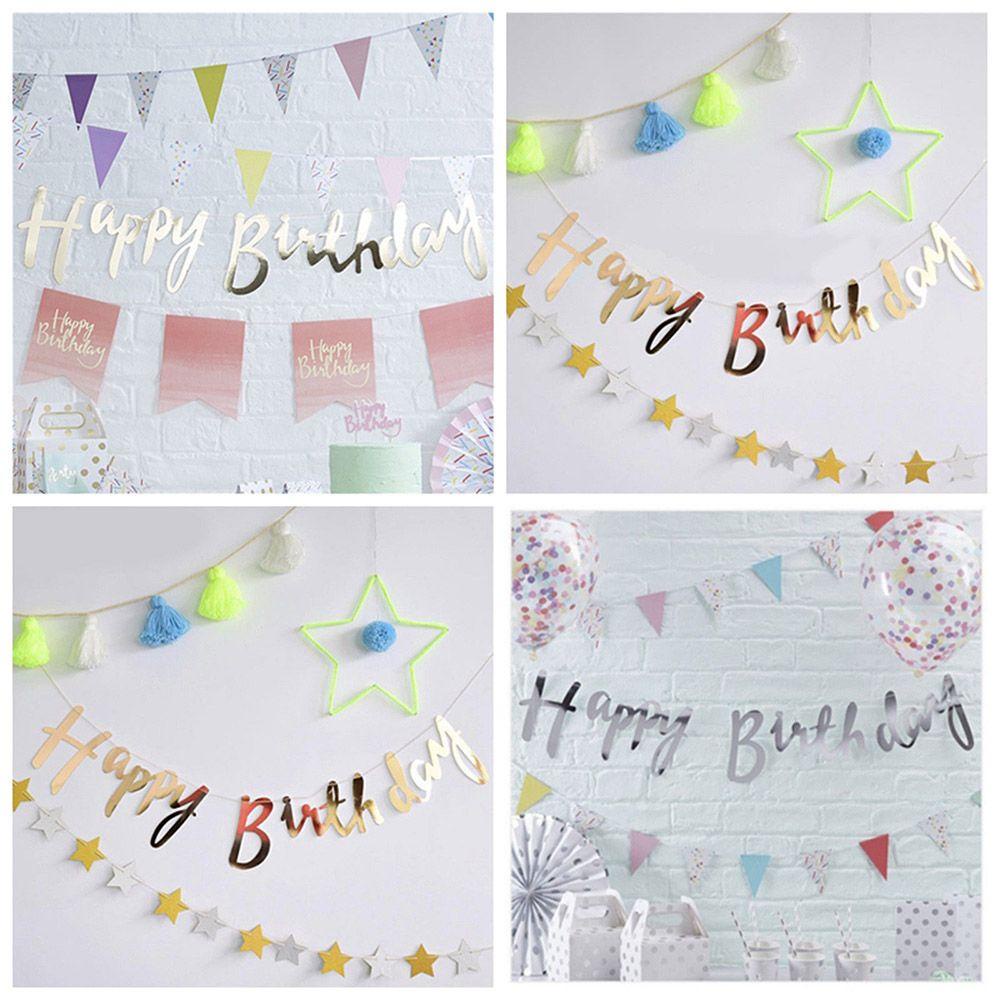 Dây Cờ Treo Trang Trí Tiệc Sinh Nhật Cho Bé