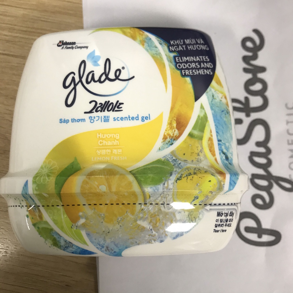 Sáp khử mùi Sáp thơm GLADE sáp thơm phòng ngủ Scented Xáp thơm Gel 180g