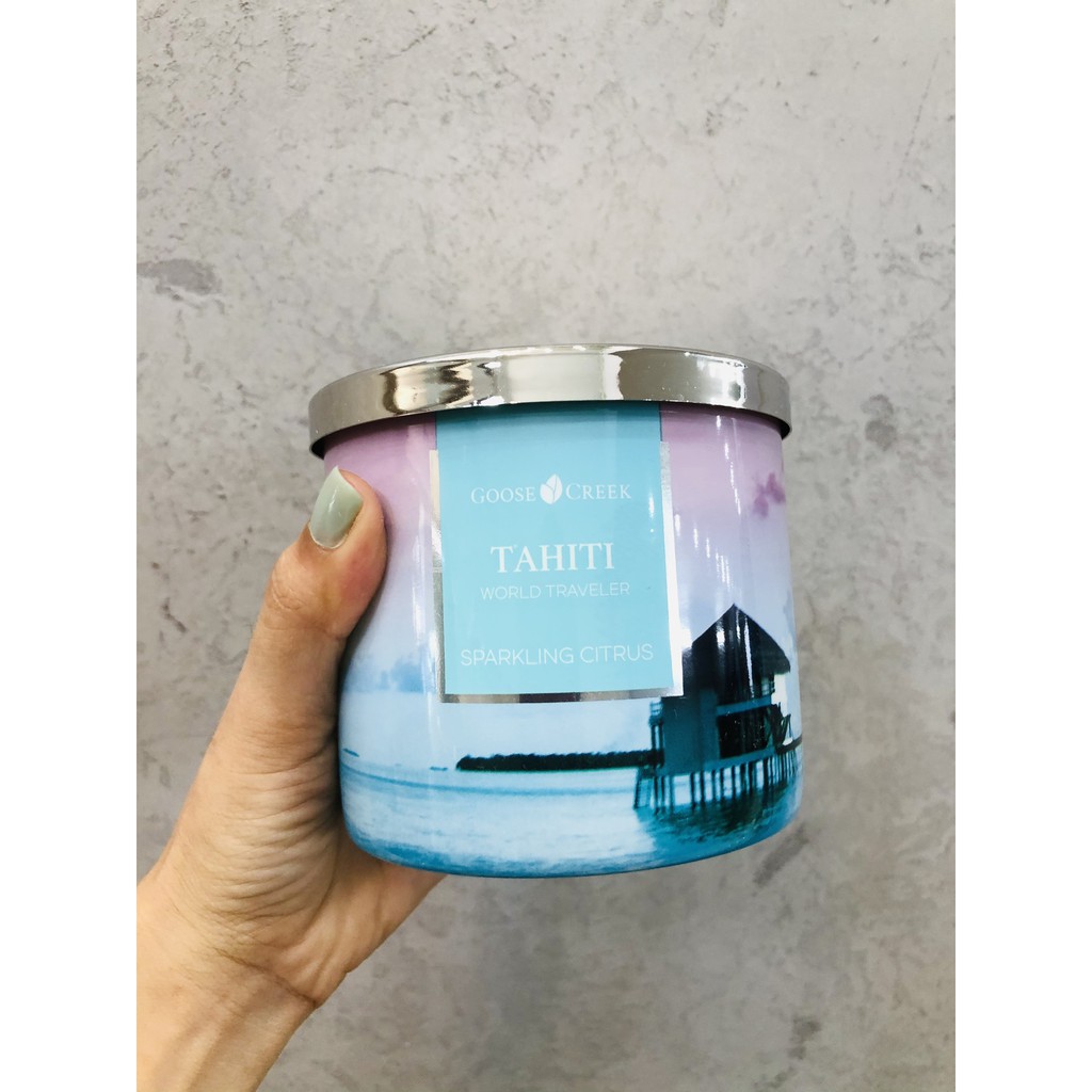 Nến Thơm Goose Creek WORLD TRAVELER 411g 3 Bấc