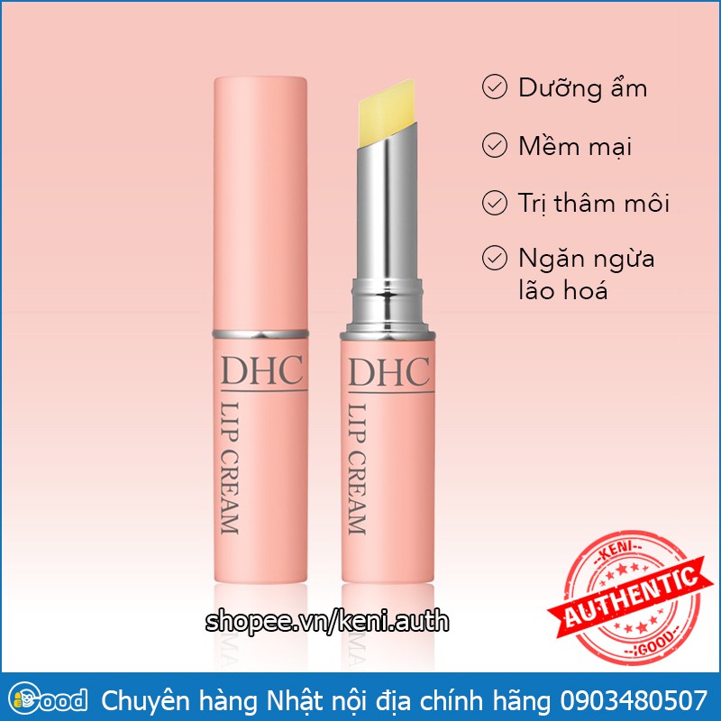 Son Dưỡng Môi DHC Lip Cream 1,5g Nhật Bản chính hãng