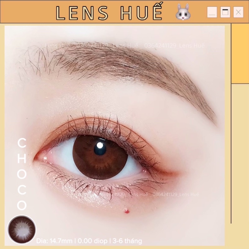 🧸 Lens màu Choco - Socola màu tự nhiên mang lên mắt dễ thương, baby HÀNG CÓ ĐỘ CẬN