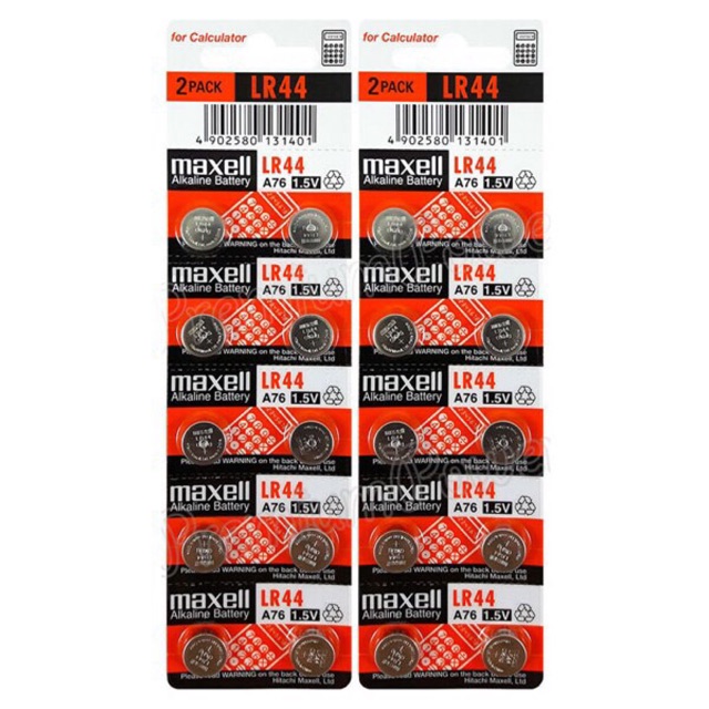 Pin LR44, AG13 maxell