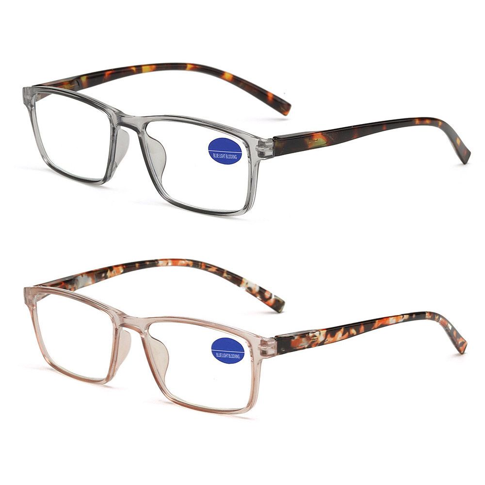 Okdeals Kính Đọc Sách Gọng PC Siêu Nhẹ Chống Tia Sáng Xanh Thời Trang Nhiều Màu Cho Nam Và Nữ