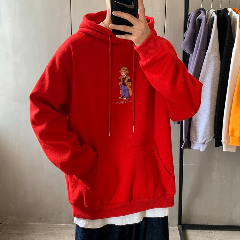 Áo khoác hoodie nam nữ unisex cặp đôi form rộng nỉ ngoại bông dày TEDDY local brand hàn quốc ulzzang cute zip chống nắng