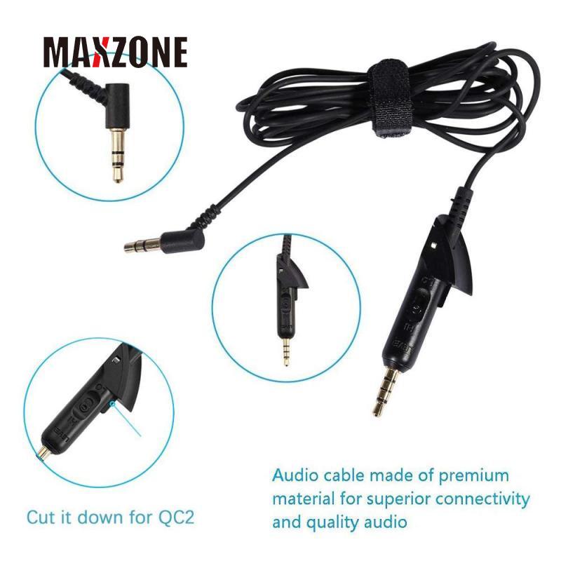 Dây cáp nối dài tai nghe 3.5mm cho tai nghe Bose QC15 QC2 QuietComfort Quiet Comfort QC 15 2