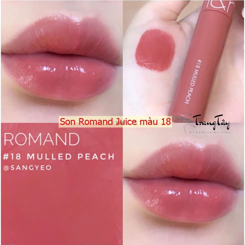 Son romand juicy lasting tint màu 18