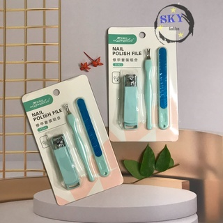  Bộ 3 Món Dụng Cụ Làm Móng Tay Set Đồ Nghề Làm Nail Combo Bấm Dũa Móng Tay Móng Chân Dụng Cụ Chăm Sóc Giũa 