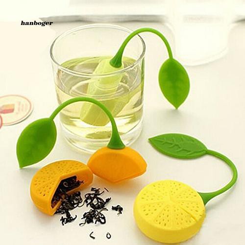 Dụng cụ lọc trà bằng silicon hình quả chanh dễ thương