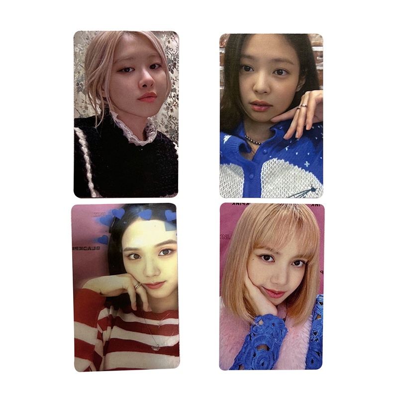 Set 4 Thẻ Hình Lomo Card Jennie Lisa Jisoo BLACKPINK