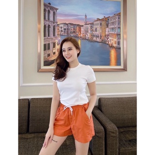 [ẢNH THẬT]-ÁO PHÔNG NỮ TRƠN CỔ TRÒN CHẤT ĐẸP