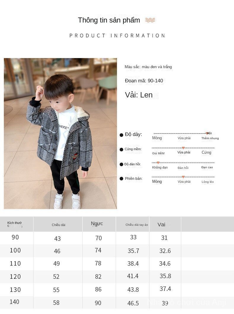 Baby Boy Overcoat Thick Velvet Kids Coat Autumn And Winter New Winter Children Long