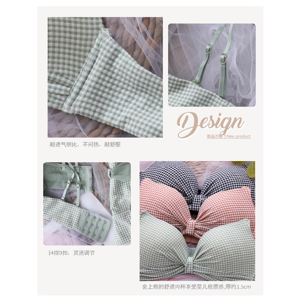 Set đồ lót không có gọng thép thiết kế quyến rũ thời trang cho nữ | BigBuy360 - bigbuy360.vn