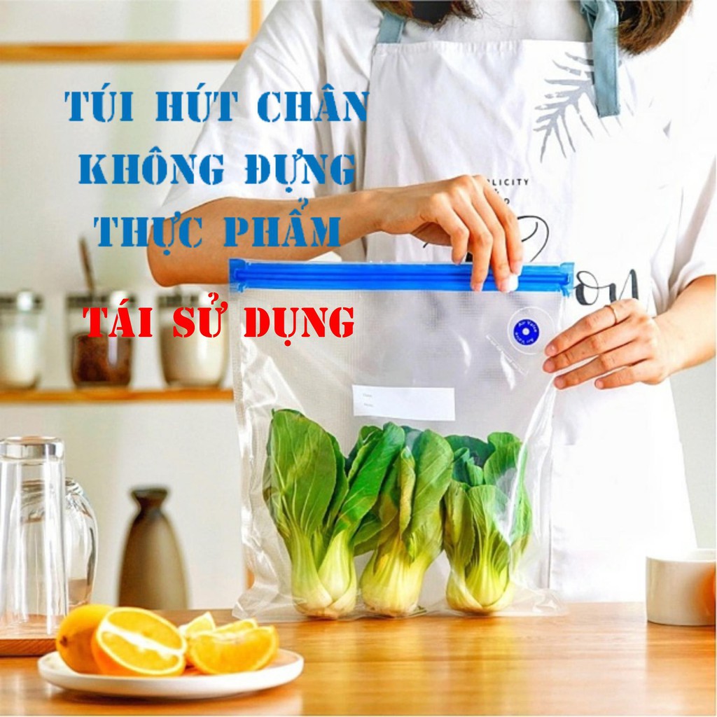 Túi Hút Chân Không Đựng Thực Phẩm - Tái Sử Dụng