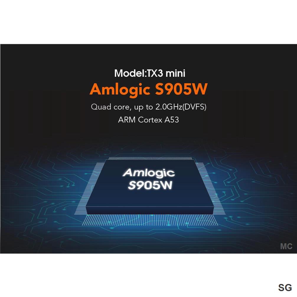 Thiết Bị Đa Phương Tiện Thông Minh Tx3 Mini 4 + 32GB Hdmi HD 4K