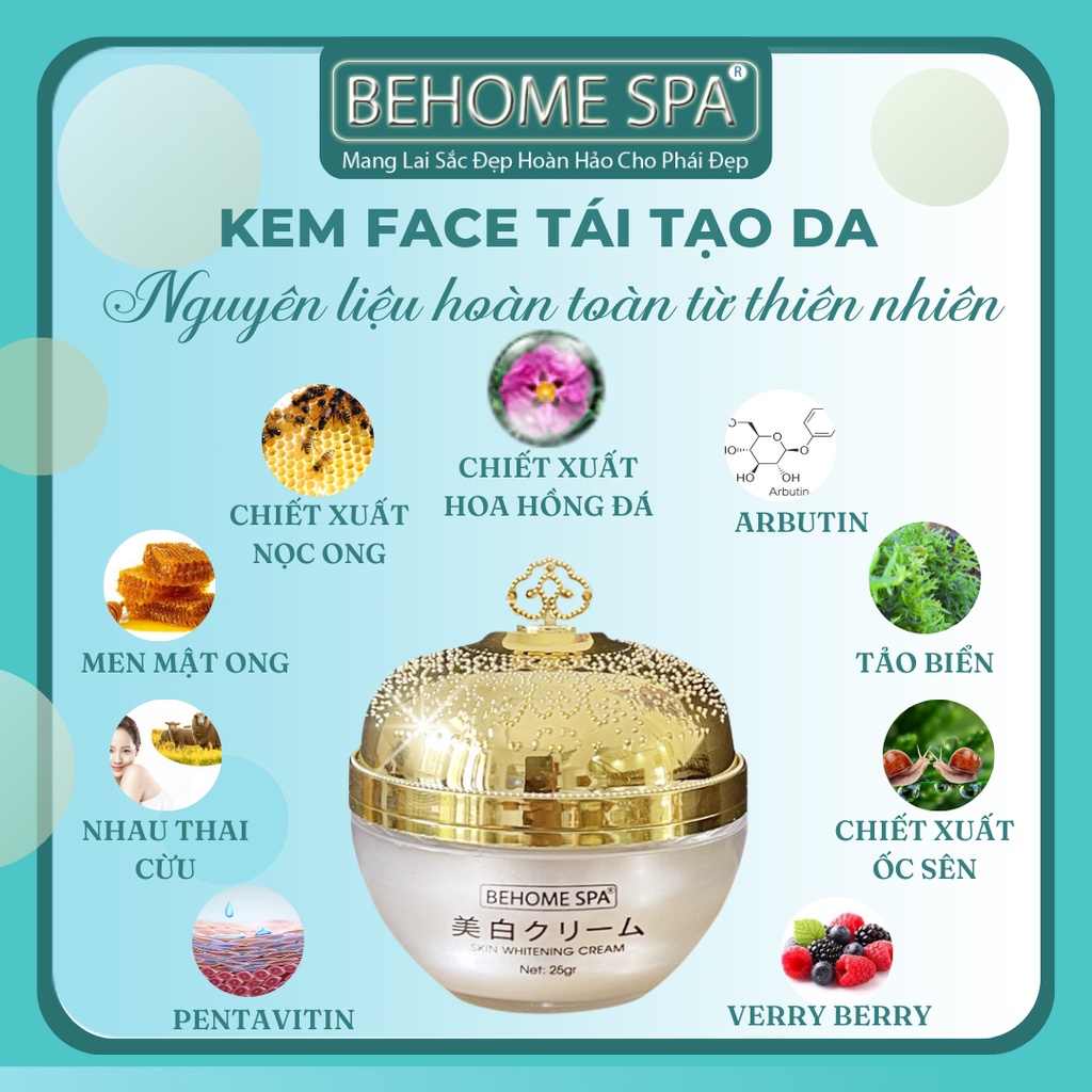 Kem face tái tạo trắng da Nhật Bản💗 FREESHIP ❤️ Kem dưỡng trắng da, kem trắng da, kem face trắng da, kem tái tạo