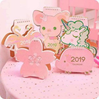 Lịch để bàn  2019 siêu cute