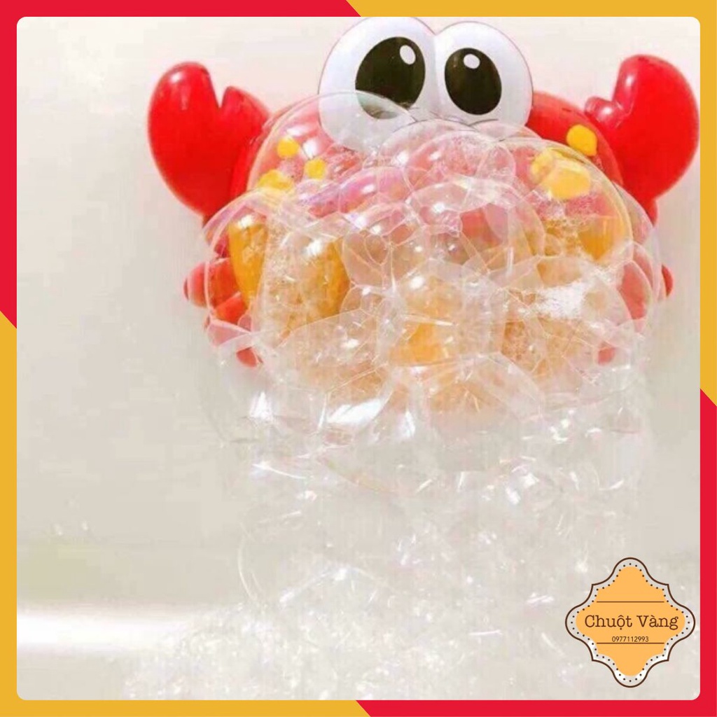 Cua thổi bong bóng xà phòng