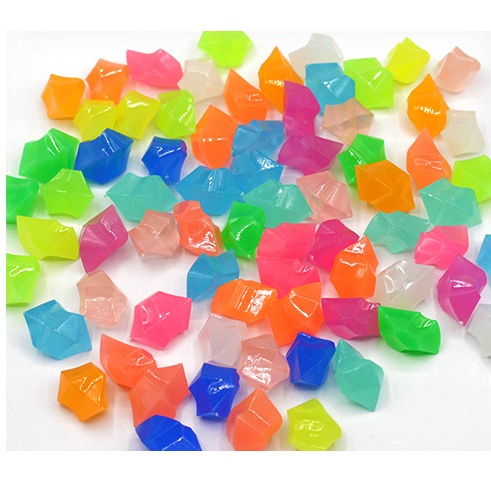 Set 40 Viên Đá Dạ Quang 11X14Mm Trang Trí Đa Năng