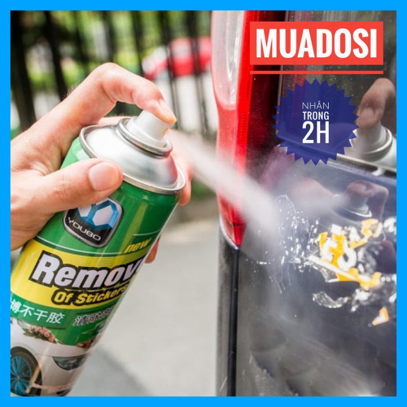 Chai Xịt Tẩy Keo Băng Dính Tấy Vết Dính Sticker Băng Keo Remove Of Sticker Đa Năng