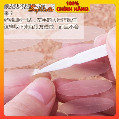 Que nhấn miếng dán kích mí dễ dàng sử dụng
