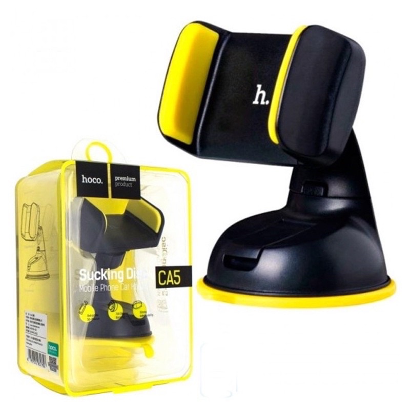 GIÁ ĐỠ ĐIỆN THOẠI - ĐẾ HÍT GIỮ ĐIỆN THOẠI TRÊN XE HƠI - XOAY 360 ĐỘ chính hãng HOCO CA5 - Bảo Hành 1 Tháng