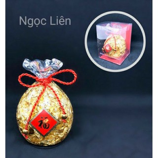 Túi vàng nước chữ Phước nhỏ phong thủy