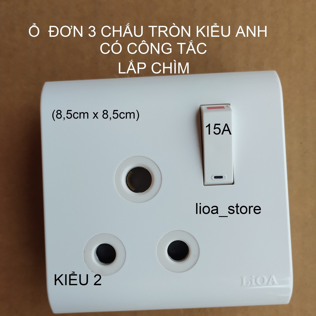 COMBO Ổ CẮM ( KIÊU ANH - CHÂU ÂU).