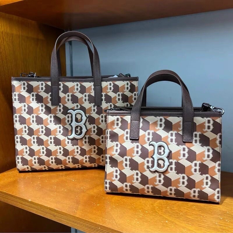 Túi MLB tote mẫu mới màu họa tiết xinh lại mắc hàng fulltag