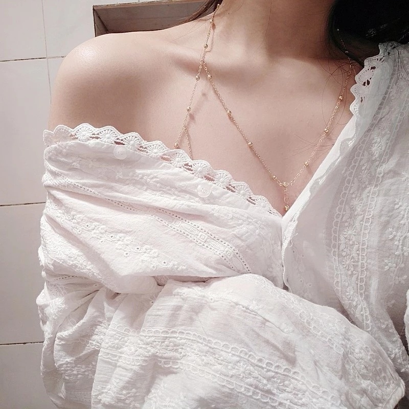 Dây Đeo Cơ Thể Bằng Kim Loại Lấp Lánh Quyến Rũ Cho Nữ