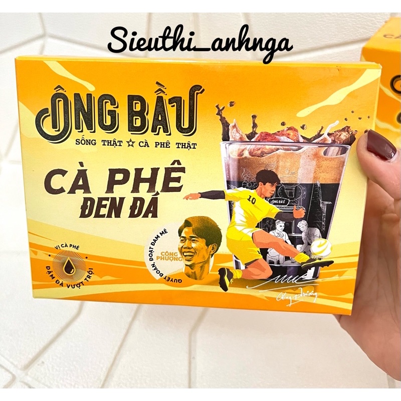 Cà Phê Sữa Đá Ông Bầu Hộp Vàng 240g