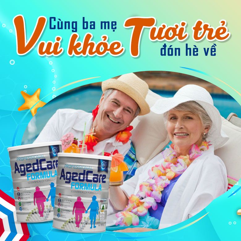 Sữa bột Hoàng Gia Úc AgedCare bổ sung dinh dưỡng Lactoferrin, Inulin cho người trên 40 tuổi Royal Ausnz 900g