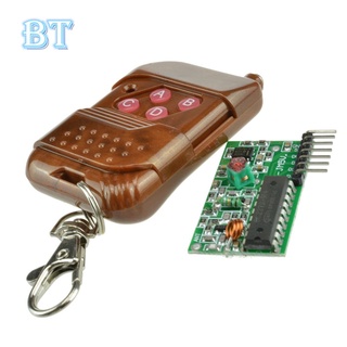 Bộ điều khiển từ xa không dây 4 kênh 4 Module không dây 433MHZ IC2262 / 2272