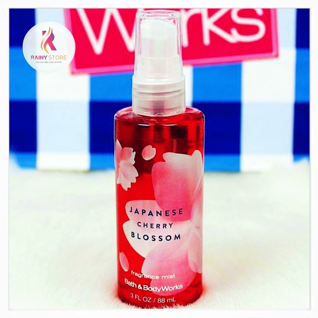 Xịt thơm toàn thân mini Bath & Body Works Japanese Cherry Blossom 88ml | BigBuy360 - bigbuy360.vn