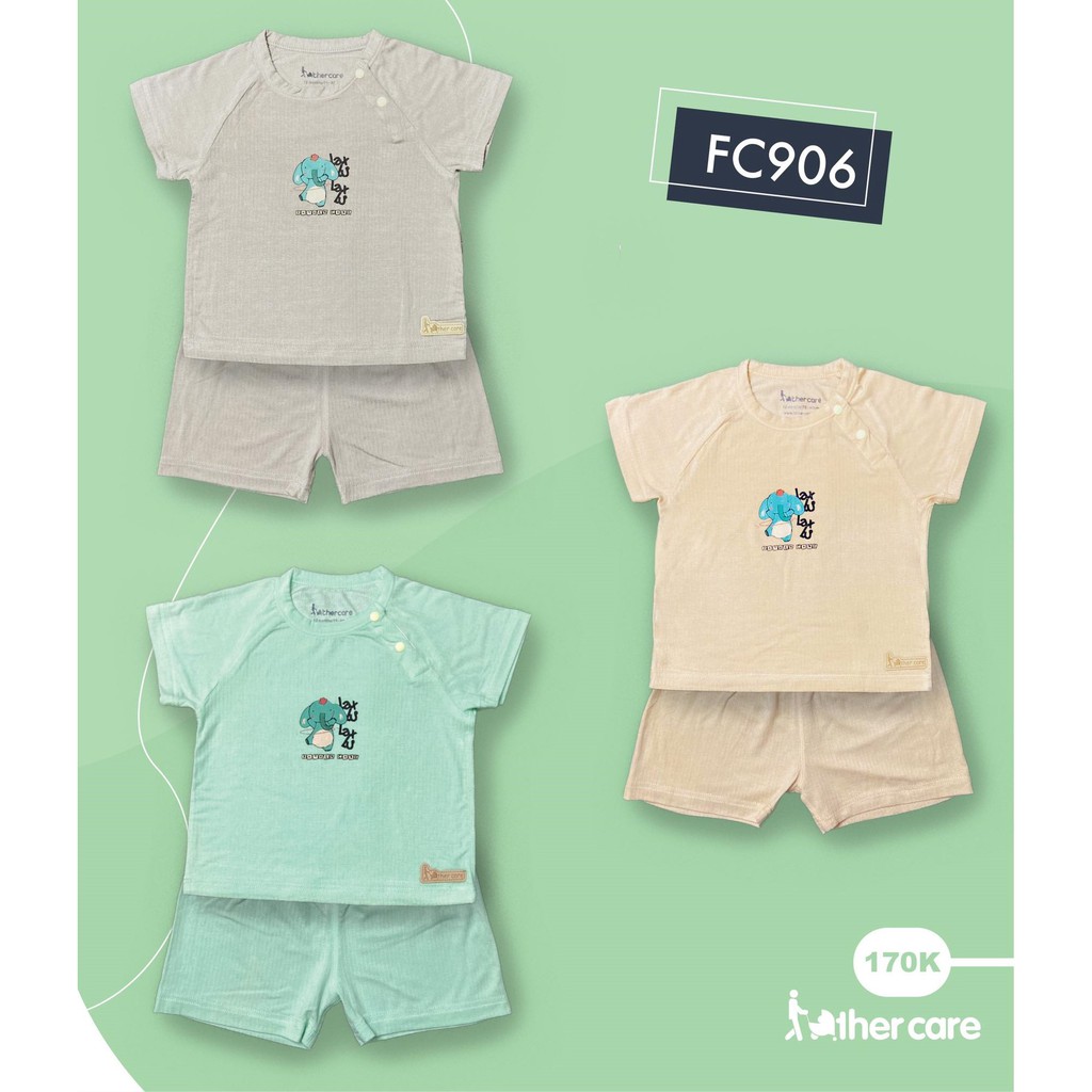 Bộ Quần áo trẻ em FatherCare Raglan CT - Voi lắc vòng FC906