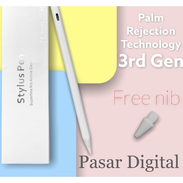 Bút Cảm Ứng Cho Apple Pencil 2 Ipad 678 Air 3 4 Mini 5 Ipad Pro 11 Và 12.9
