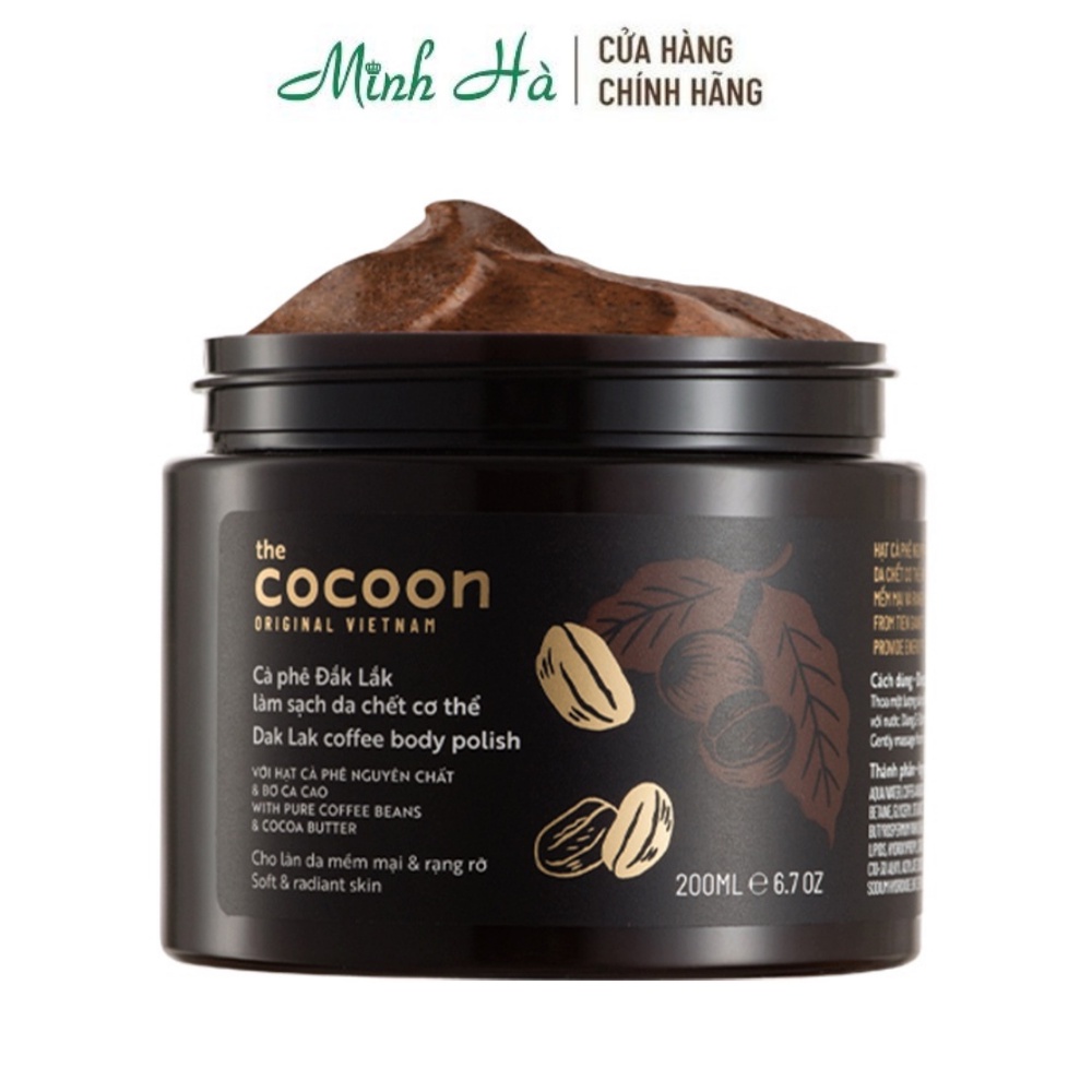 Tẩy da chết Cà Phê Đắk Lắk Cocoon 200ml