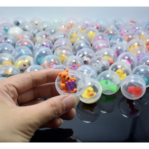 Bộ 5 Quả Bóng Đồ Chơi Trong Suốt 32MM Dành Cho Trẻ Em