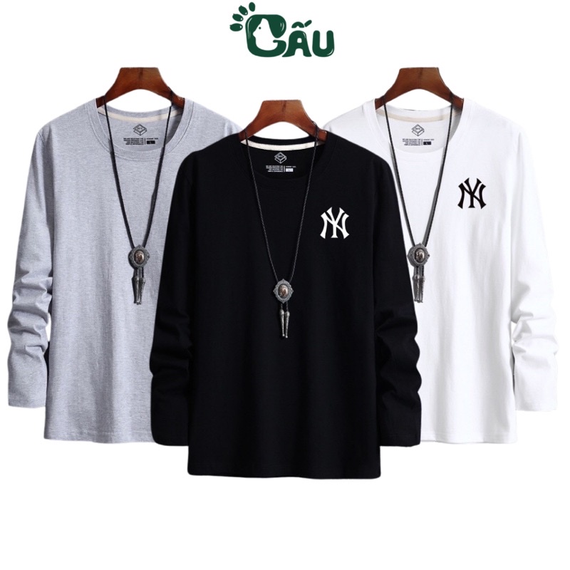 Áo thun tay dài Men194 vải coton dày dặn, mềm mịn, co dãn - form regular - TD NY