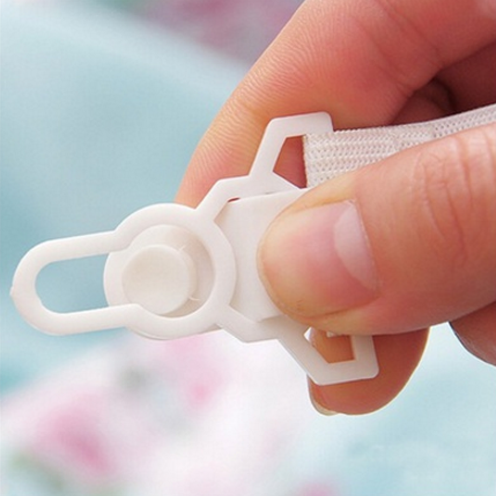 CONOPERY Set 4 dây kẹp giữ ga giường màu trắng