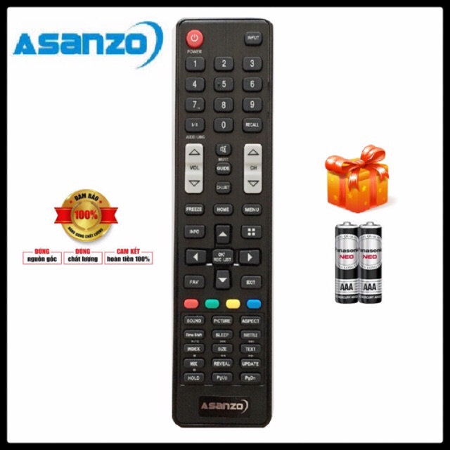 ĐIỀU KHIỂN SMART TI VI ASANZO - ZIN ( Model ES - 900 )