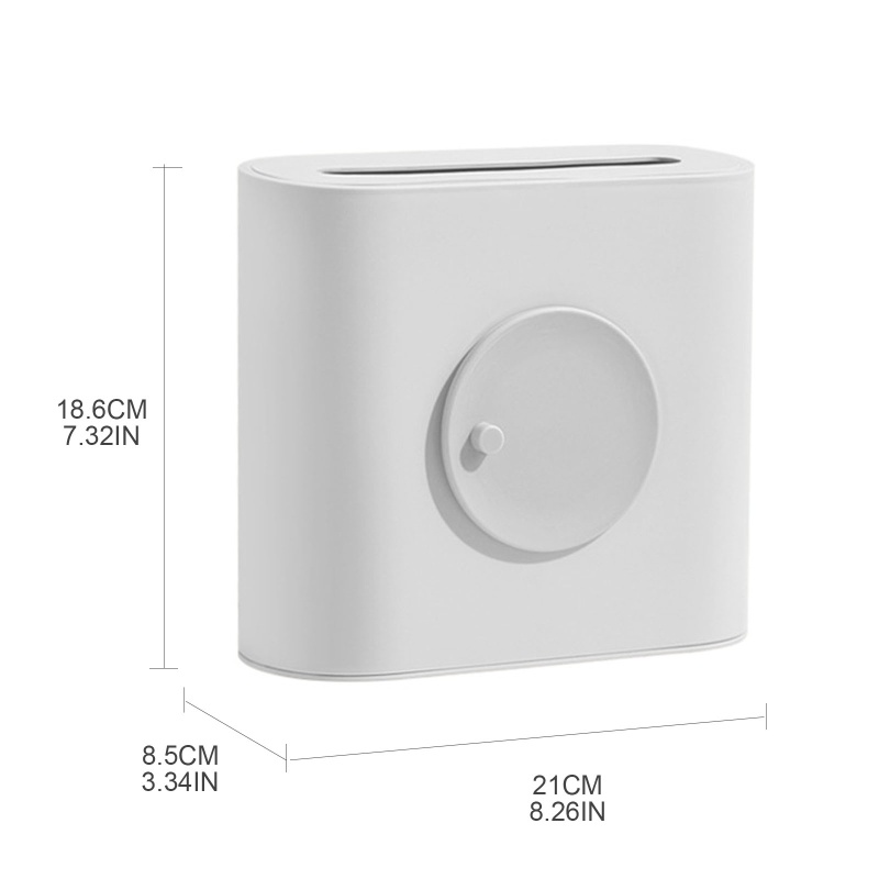 Hộp Nhựa Đựng Túi Rác Có Thể Xoay Tiện Dụng Cho Phòng Tắm / Nhà Bếp